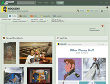 Tablet Screenshot of mskm2001.deviantart.com
