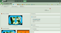 Desktop Screenshot of evildarksoldier.deviantart.com
