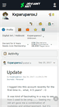 Mobile Screenshot of kxparuparoxj.deviantart.com