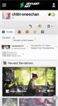 Mobile Screenshot of chibi-oneechan.deviantart.com