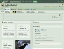 Tablet Screenshot of blackjackgabbiani.deviantart.com