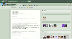 Desktop Screenshot of fans-of-gorillaz.deviantart.com