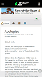 Mobile Screenshot of fans-of-gorillaz.deviantart.com