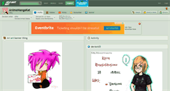 Desktop Screenshot of animemangakat.deviantart.com