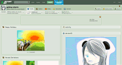 Desktop Screenshot of anime-storm.deviantart.com