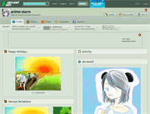 Tablet Screenshot of anime-storm.deviantart.com