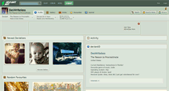 Desktop Screenshot of deswriteless.deviantart.com