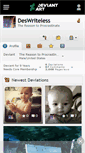 Mobile Screenshot of deswriteless.deviantart.com