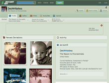 Tablet Screenshot of deswriteless.deviantart.com