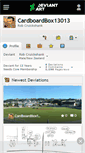 Mobile Screenshot of cardboardbox13013.deviantart.com