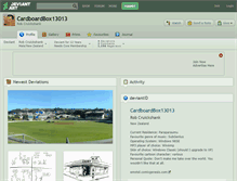 Tablet Screenshot of cardboardbox13013.deviantart.com