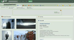 Desktop Screenshot of amateurexperiment.deviantart.com