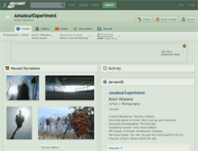 Tablet Screenshot of amateurexperiment.deviantart.com