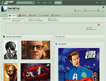 Tablet Screenshot of garciacruz.deviantart.com