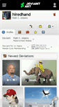 Mobile Screenshot of hiredhand.deviantart.com