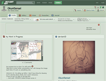 Tablet Screenshot of okunisensei.deviantart.com