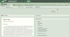 Desktop Screenshot of kayox.deviantart.com