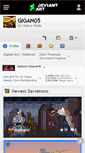 Mobile Screenshot of gigan05.deviantart.com