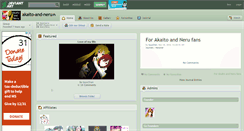 Desktop Screenshot of akaito-and-neru.deviantart.com