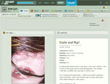 Tablet Screenshot of ana-lyn.deviantart.com