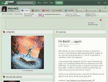Tablet Screenshot of nick-mcd.deviantart.com