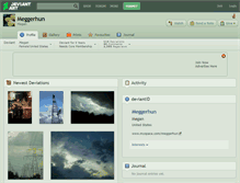 Tablet Screenshot of meggerhun.deviantart.com