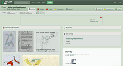 Desktop Screenshot of little-spitfiredemon.deviantart.com