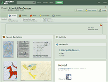 Tablet Screenshot of little-spitfiredemon.deviantart.com