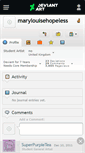 Mobile Screenshot of marylouisehopeless.deviantart.com