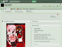 Tablet Screenshot of luna-ichiho.deviantart.com