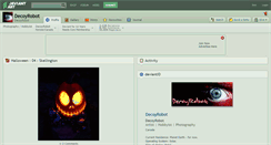 Desktop Screenshot of decoyrobot.deviantart.com
