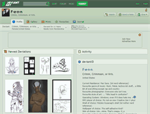 Tablet Screenshot of f-e-n-n.deviantart.com