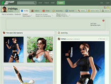 Tablet Screenshot of irishhips.deviantart.com