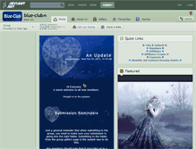 Tablet Screenshot of blue-club.deviantart.com