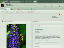 Tablet Screenshot of debbiedimes.deviantart.com