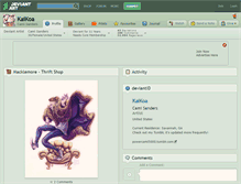 Tablet Screenshot of kaikoa.deviantart.com
