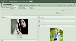 Desktop Screenshot of deathkeeper.deviantart.com