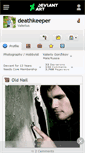 Mobile Screenshot of deathkeeper.deviantart.com