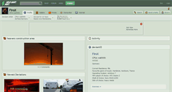 Desktop Screenshot of firox.deviantart.com