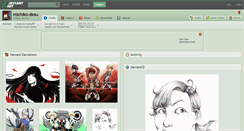 Desktop Screenshot of michiko-desu.deviantart.com