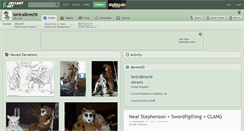 Desktop Screenshot of lord-albrecht.deviantart.com
