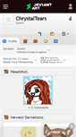 Mobile Screenshot of chrystaltears.deviantart.com