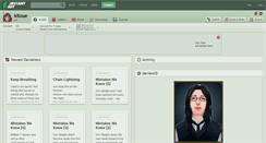 Desktop Screenshot of kitxue.deviantart.com