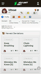 Mobile Screenshot of kitxue.deviantart.com