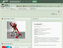 Tablet Screenshot of lurino.deviantart.com