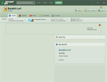 Tablet Screenshot of burakki-lori.deviantart.com