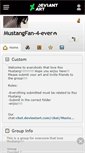 Mobile Screenshot of mustangfan-4-ever.deviantart.com