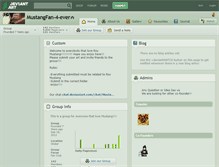 Tablet Screenshot of mustangfan-4-ever.deviantart.com