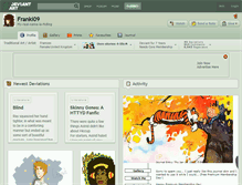 Tablet Screenshot of franki09.deviantart.com