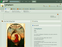 Tablet Screenshot of cuttingpapers.deviantart.com